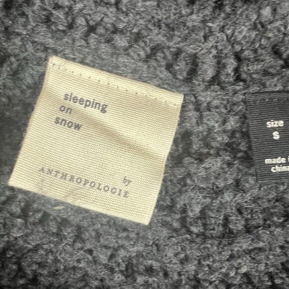 Sleeping On Snow Anthropologie Cardigan Sweater S Wool Alpaca Blend Oversized - Picture 3 of 8